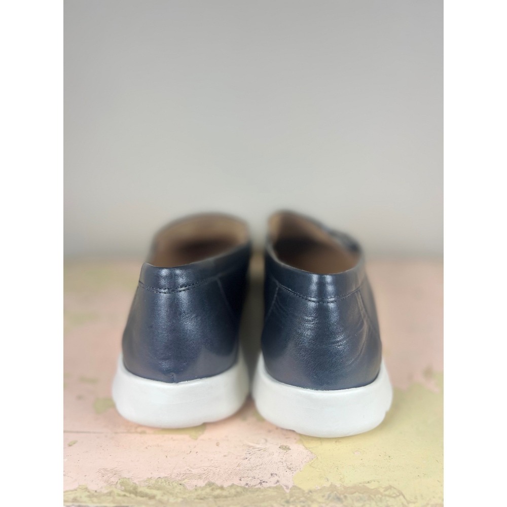 Brioso Shaye Leather Hardware Detail EVA Loafers Black Wedge Size 9 - Picture 4 of 12